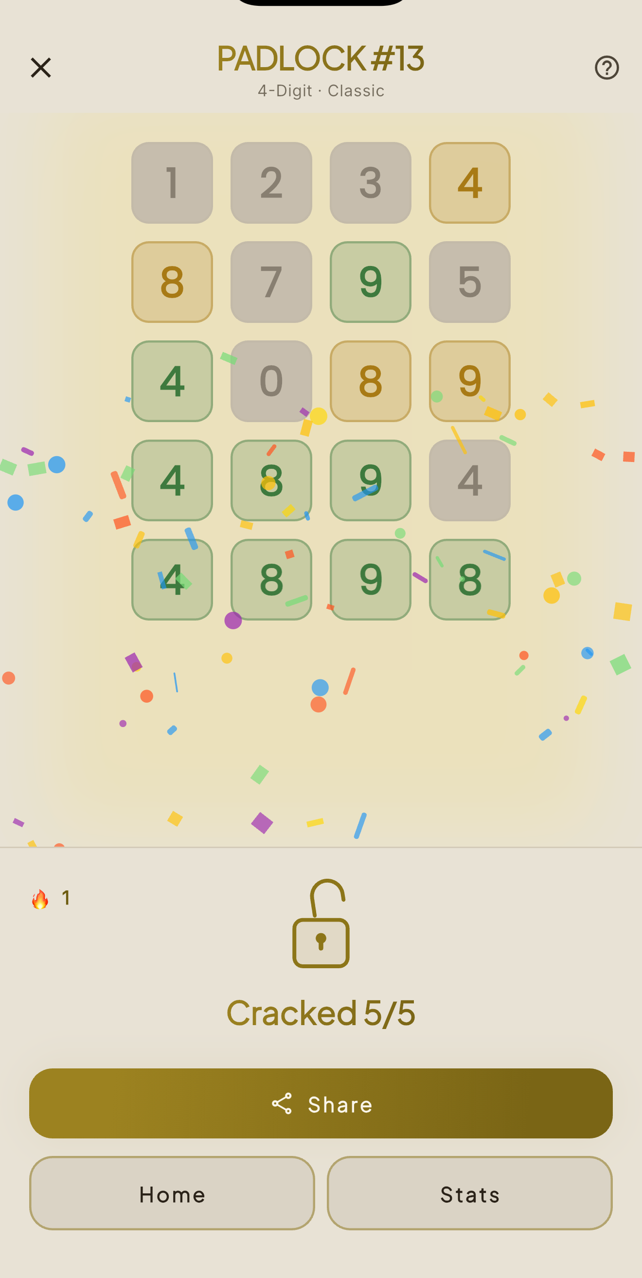 Win Screen — Light Mode